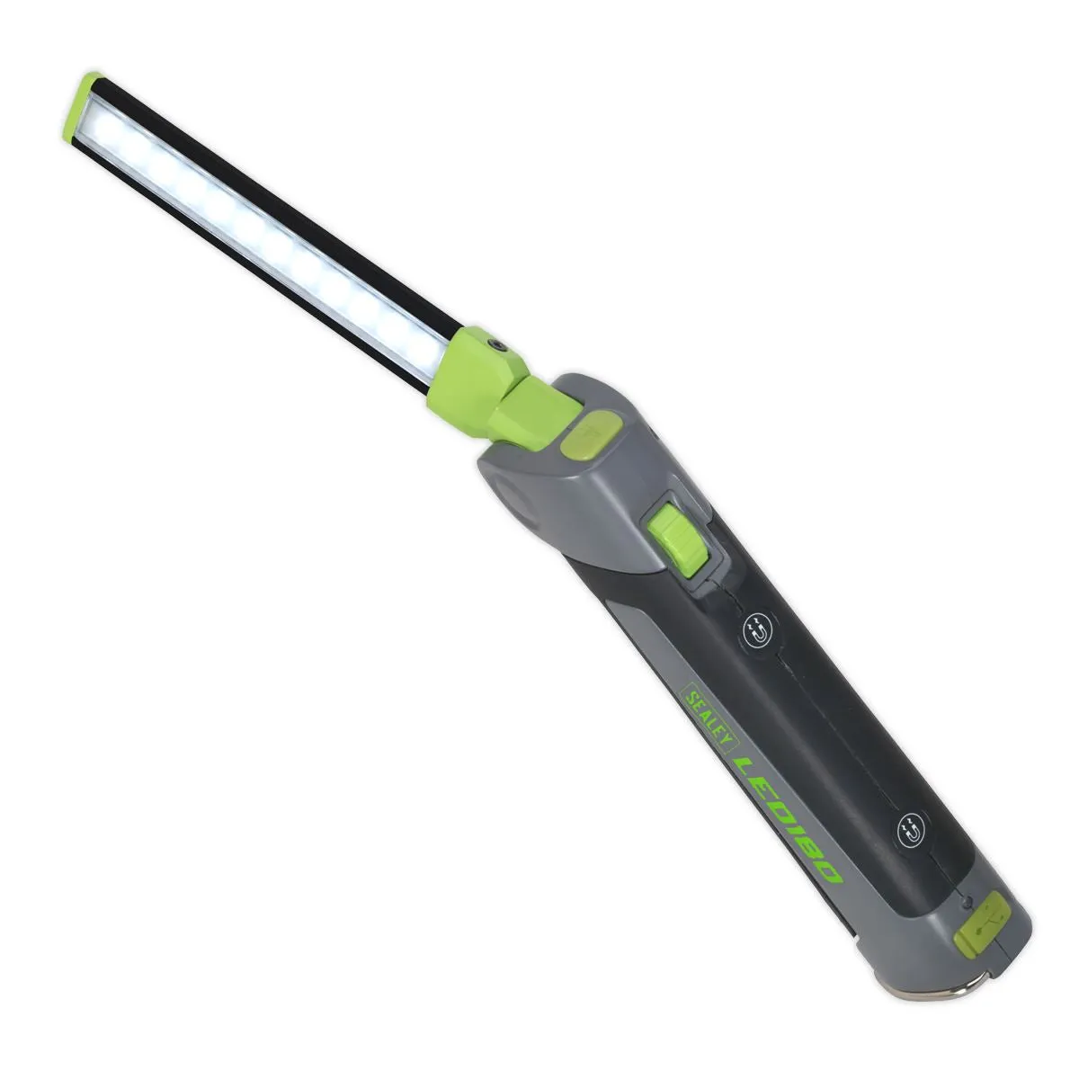 Sealey 12 SMD LED   1W LED Rechargeable Slim Inspection Lamp Magnetic Base 400 Lumens