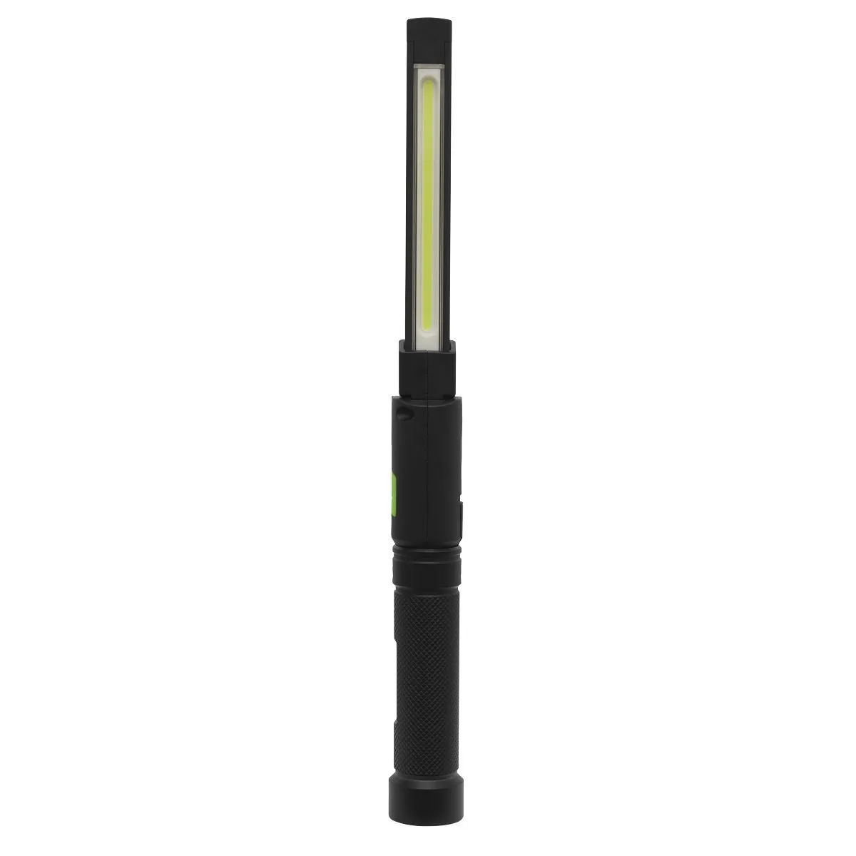 Sealey Rechargeable Aluminium Folding Pocket Light 2 COB & 1 SMD LED