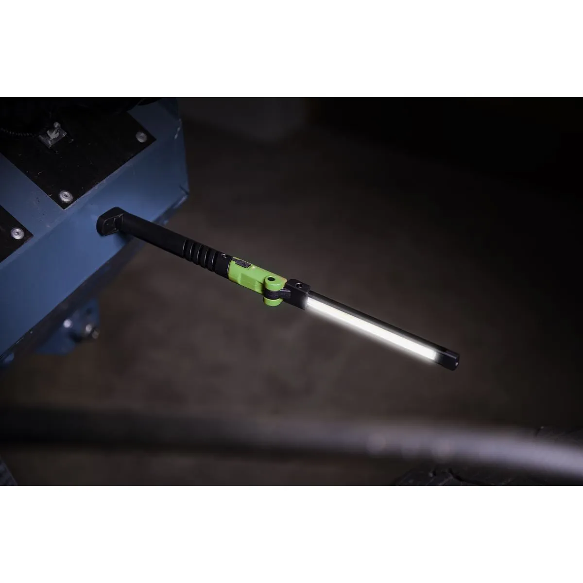 Sealey Rechargeable Slim Folding Pocket Light 2 COB & 1 SMD LED - Green