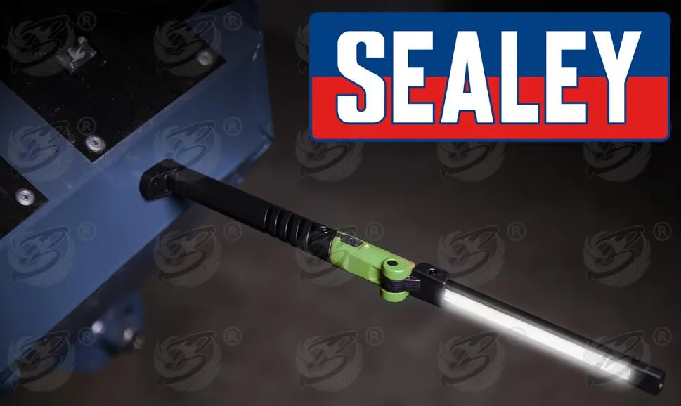 SEALEY RECHARGEABLE SMD LED LI - ION WORK LIGHT ( GREEN )