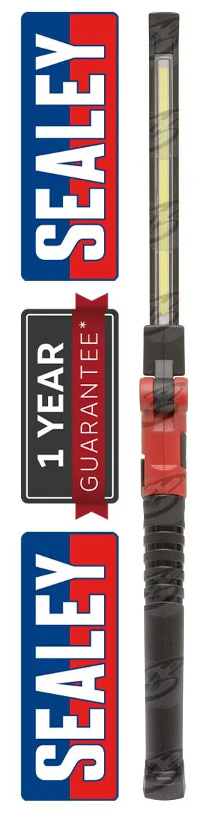 SEALEY RECHARGEABLE SMD LED LI - ION WORK LIGHT ( RED )