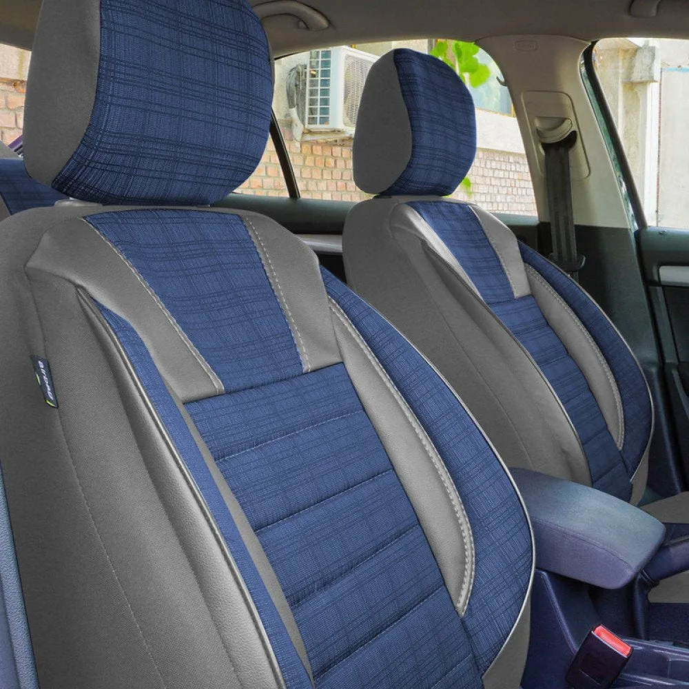 Seat Covers Set Umbrella Luxury, Blue
