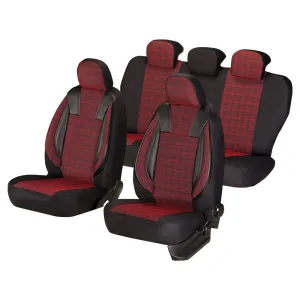 Seat Covers Set Umbrella Luxury, Red