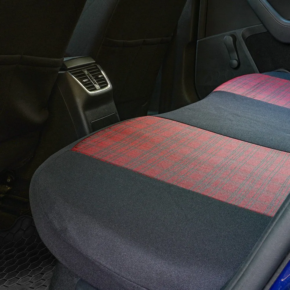 Seat Covers Set Umbrella Luxury, Red