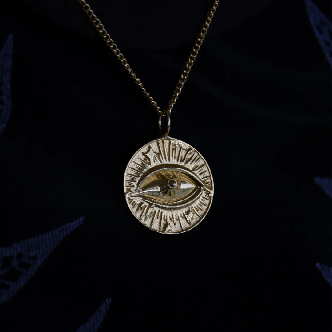Seeing STARS- Gold Plated Cosmic Visions Necklace
