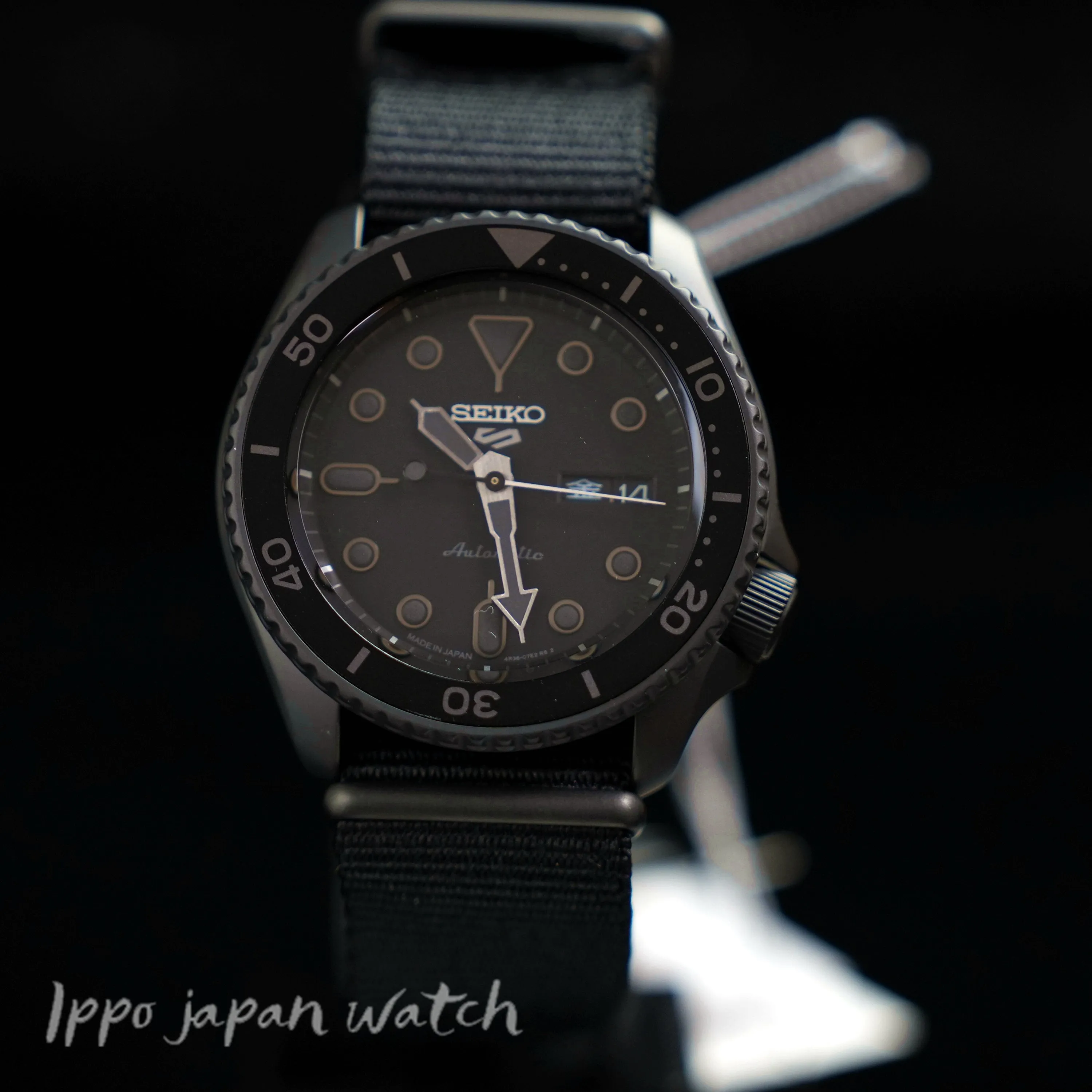 SEIKO 5 SPORTS Street SBSA025 SRPD79K1 Black Mechanical Automatic Men's Watch New