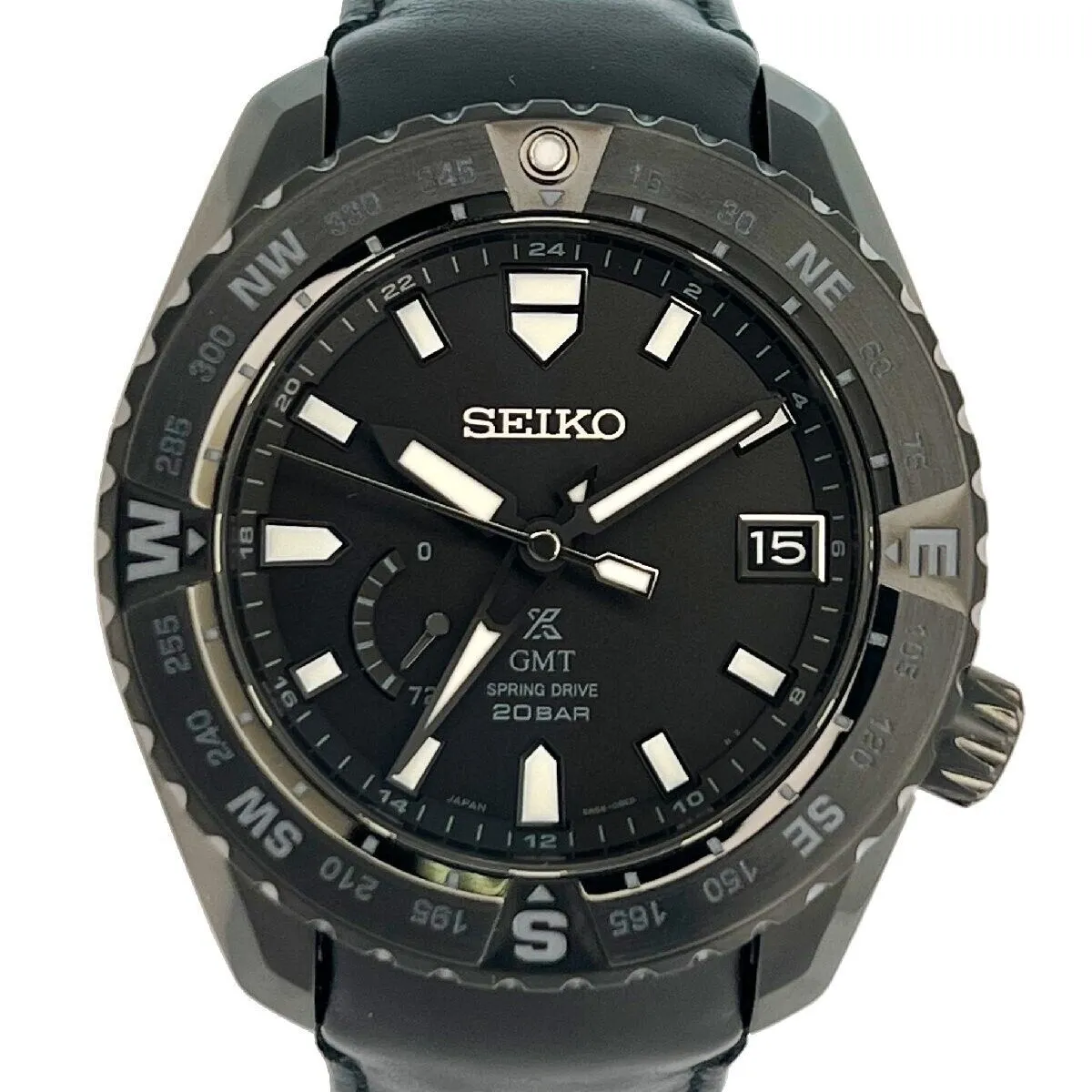 SEIKO  EDITION PROSPEX SPRING DRIVE GMT 20BAR TITANIUM SBDB023/SNR027J1 watch