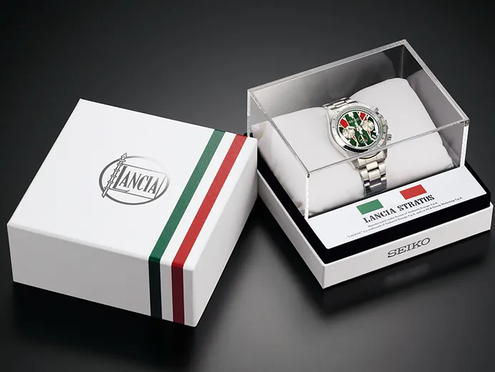 Seiko X Lancia Stratos 1974 World Rally Championship(WRC) 50th Anniversary Collaboration Limited Edition Quartz Chronograph - PREORDER