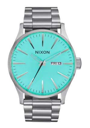 SENTRY Turquoise Dial Stainless Steel Day Date Watch A356-2084