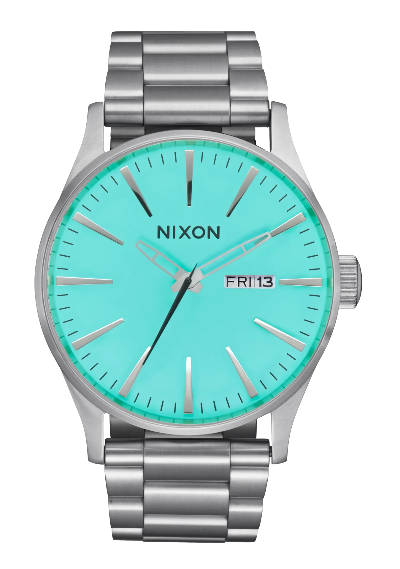 SENTRY Turquoise Dial Stainless Steel Day Date Watch A356-2084