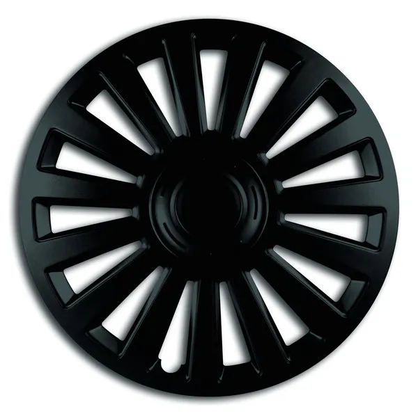 Set 4 Capace Roți 15 inch, Negre, Model Luxury, Mega Drive