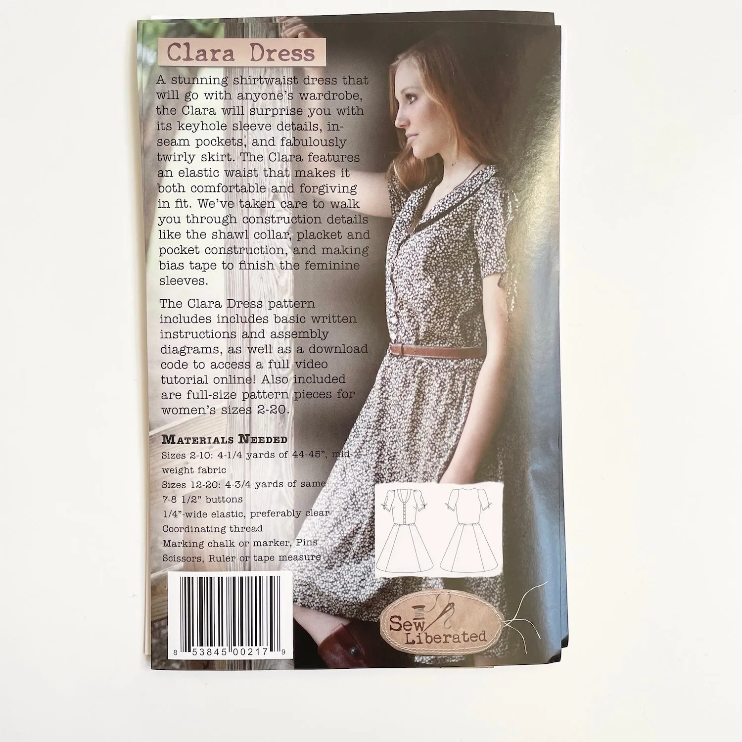 Sew Liberated Patterns : Clara Dress