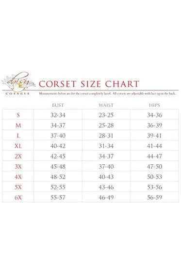 Sexy Three Piece Sultry Witch Corset Dress Costume