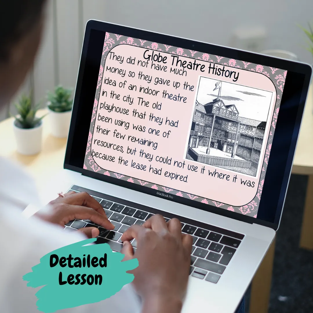 Shakespeare’s Globe Theatre Lesson and Escape Room Bundle