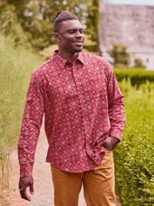 Shaping Journeys Long Sleeve Shirt (hand-block printed)