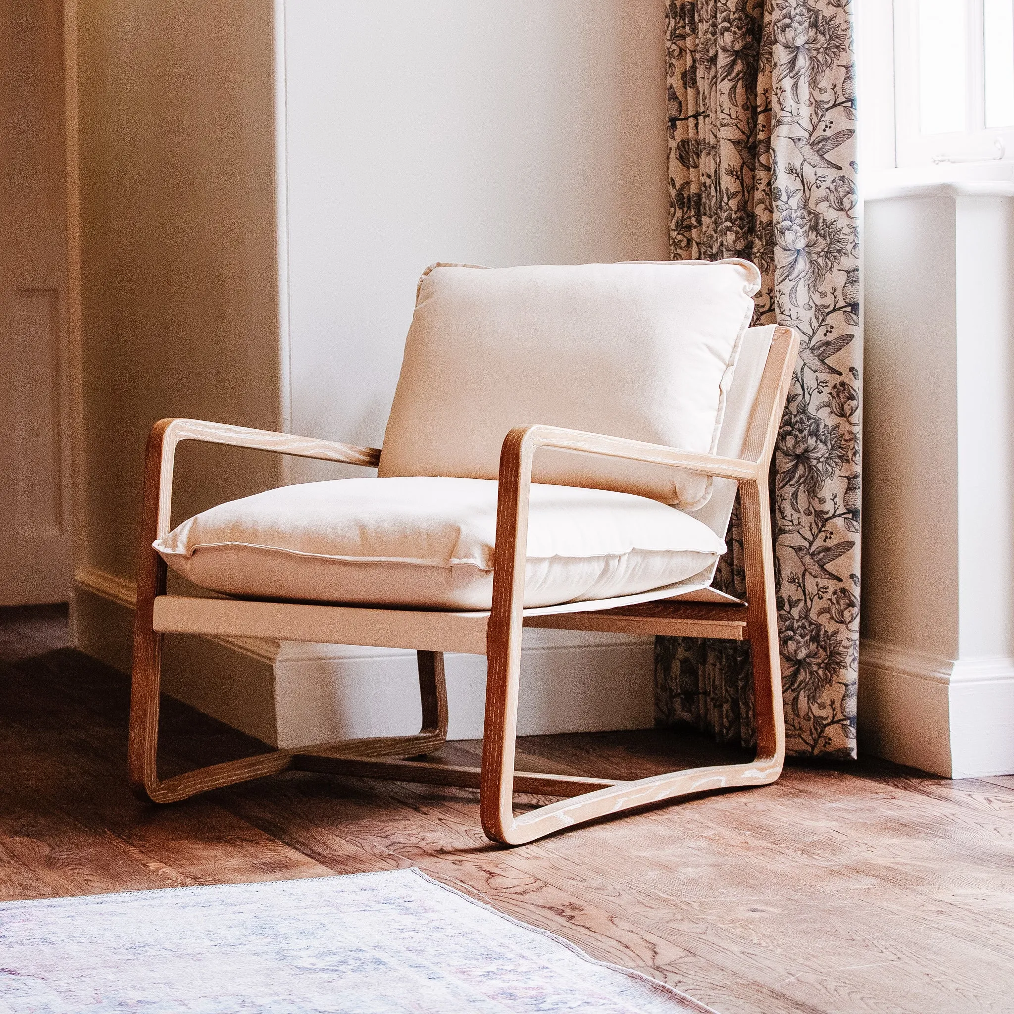 Shea Linen Armchair