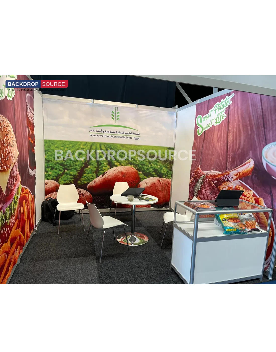 Shell scheme Exhibition Graphics  ( Full Coverage Seamless)