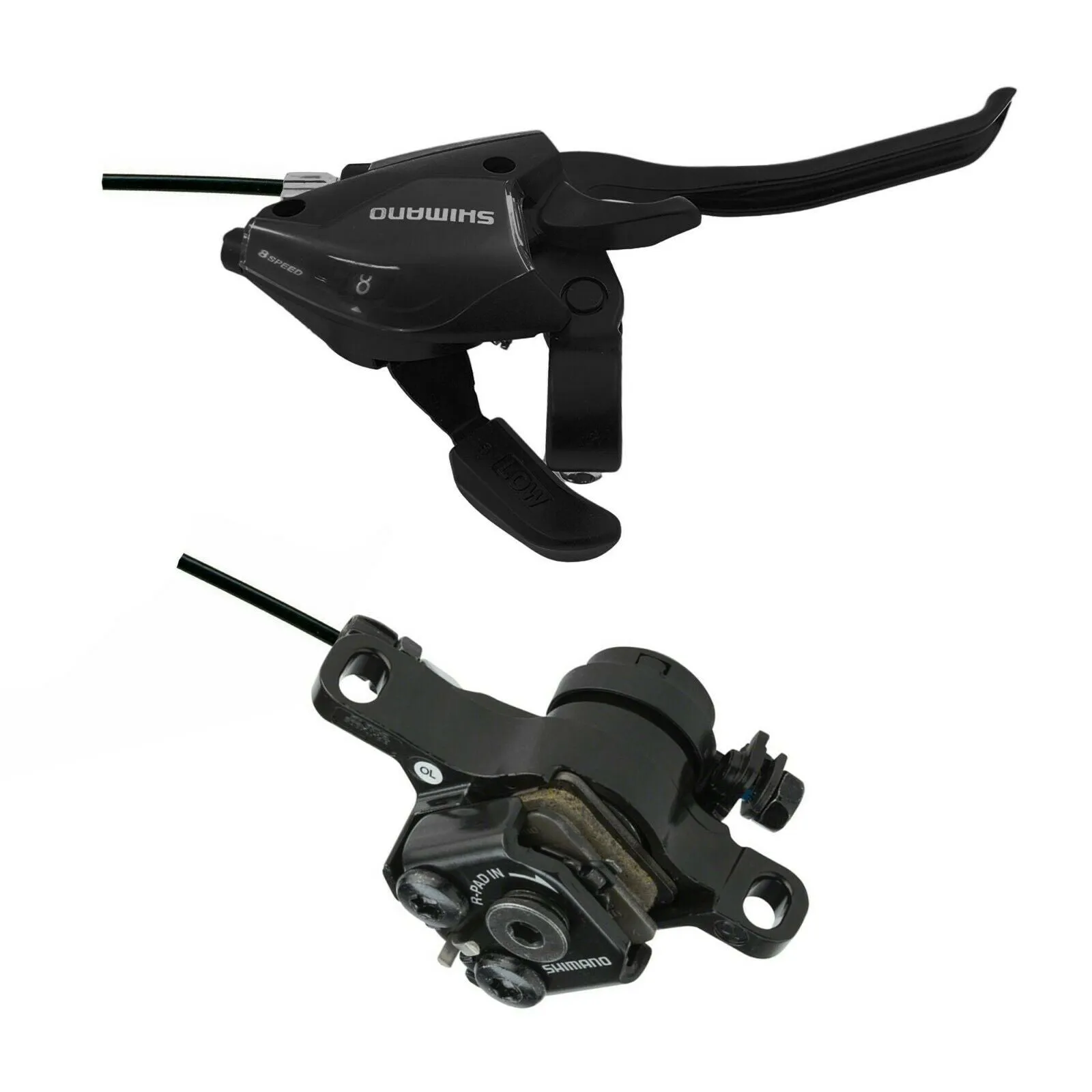 Shimano Tourney 8 Speed Lever Shifter Calliper Combo - ST-EF51-A8R   BR-TX805