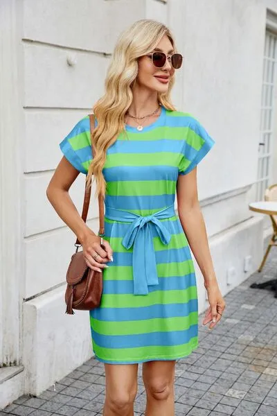 Short Sleeve Mini Tee Dress