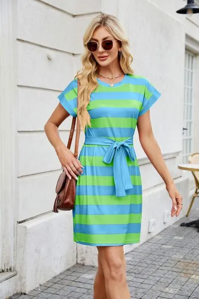 Short Sleeve Mini Tee Dress