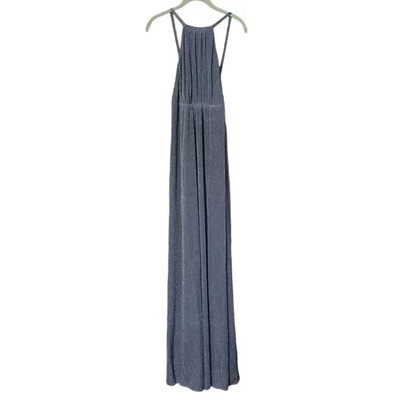 Show Me Your Mumu Amanda Maxi Dress ~ Dancing Queen Shine Smoke Small NWT