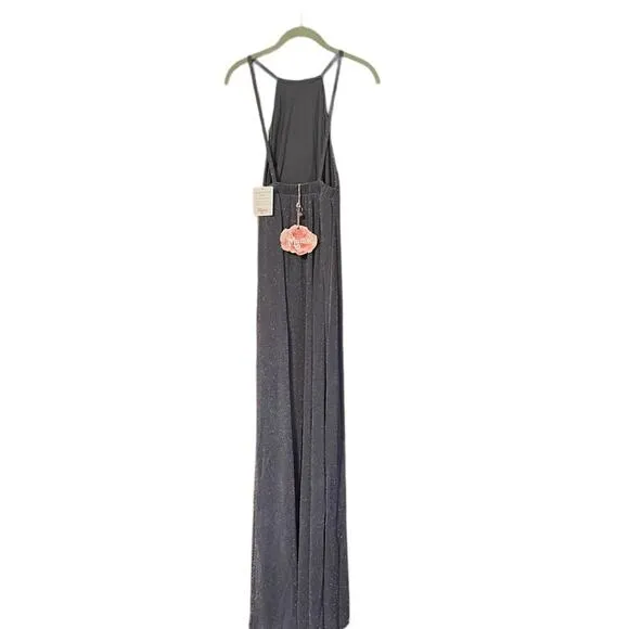 Show Me Your Mumu Amanda Maxi Dress ~ Dancing Queen Shine Smoke Small NWT