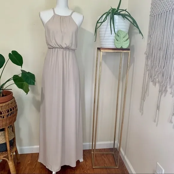 Show Me Your Mumu Amanda Maxi Dress in Show Me The Ring Crisp sz M