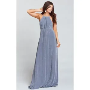 Show Me Your Mumu Amanda Maxi in Dancing Queen Shine Smoke S NWT