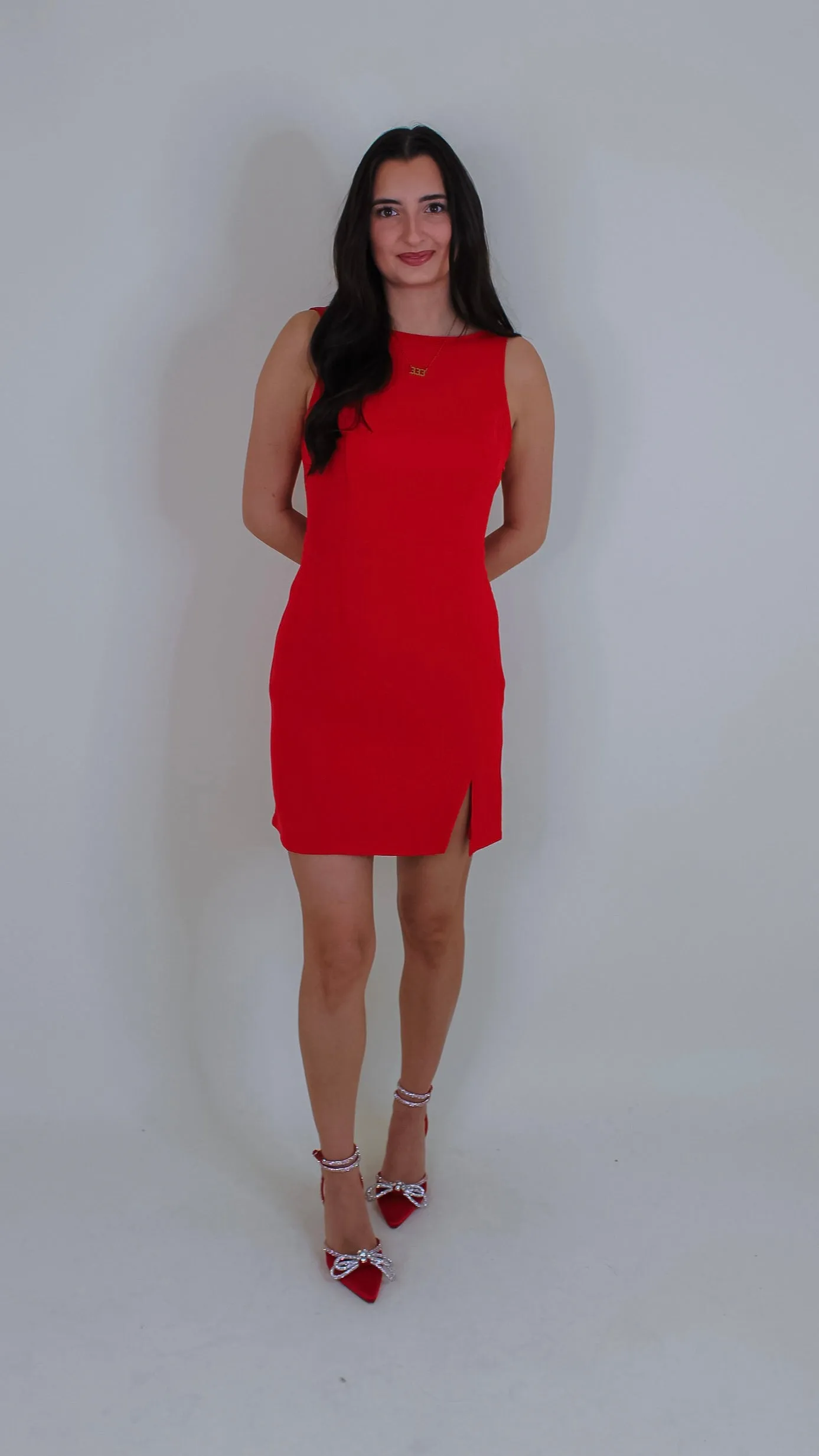 Show Off Red Mini Dress