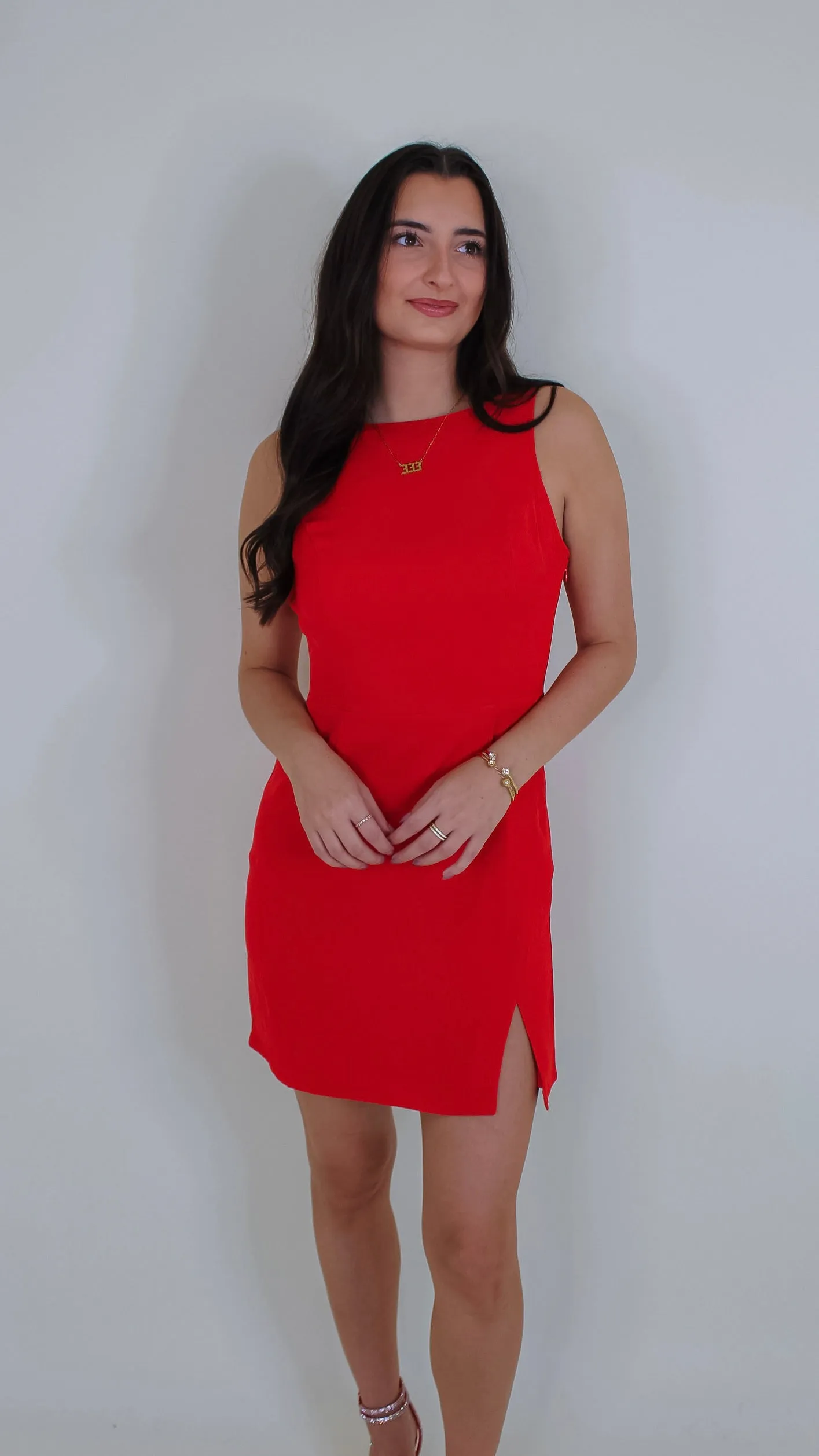 Show Off Red Mini Dress