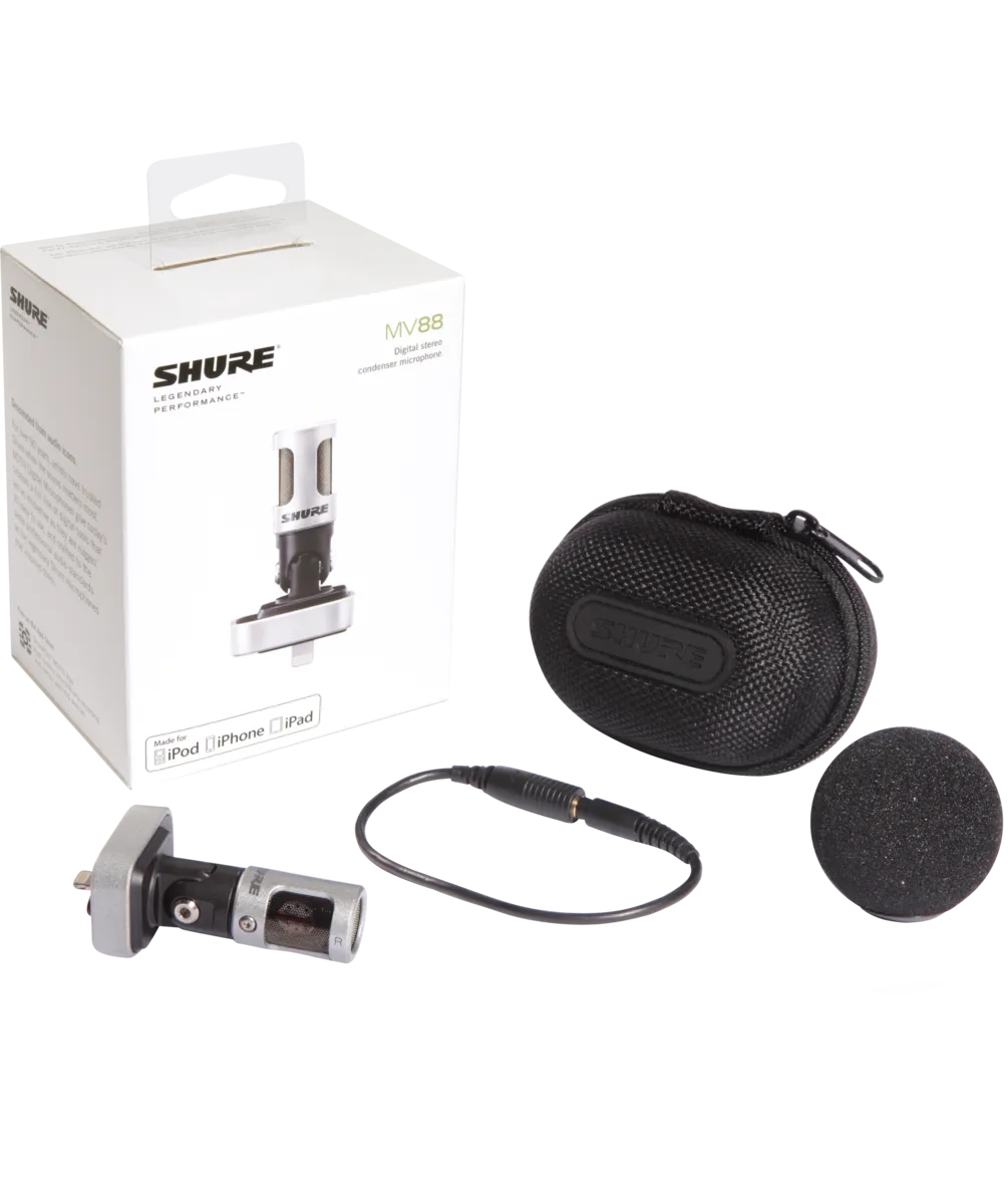 Shure MV88 Digital Stereo Condenser Microphone