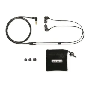 Shure SE112-GR Stereo In-ear Grey Earphones, Sound Isolating