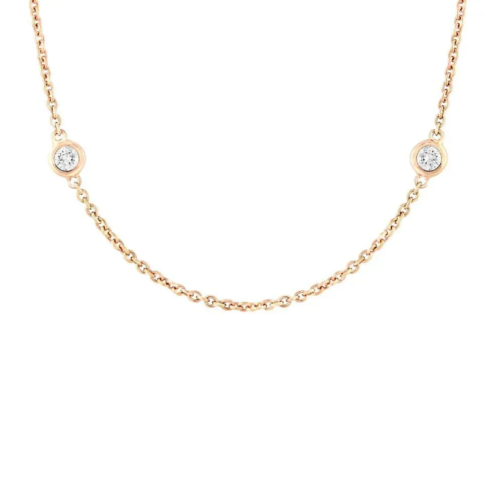 Shy Creation Diamond by the Yard Necklace