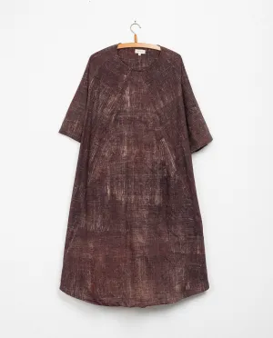Sia Dress in Black Brushed