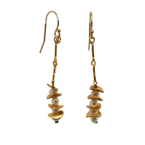 Signature Pearl Gold Earrings