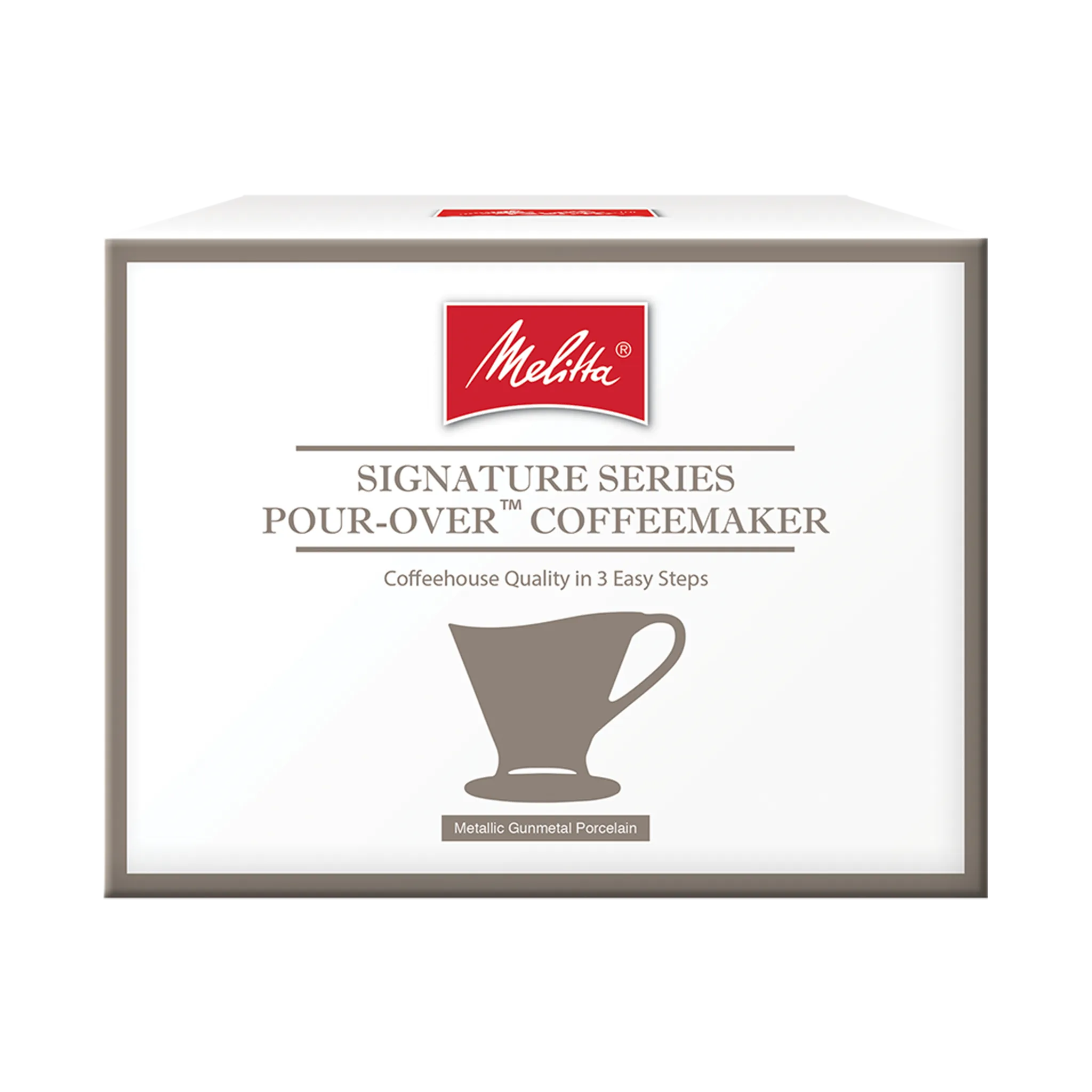 Signature Series Pour-Over™ Coffeemaker - Gun Metal-Hybrid, 1-Cup