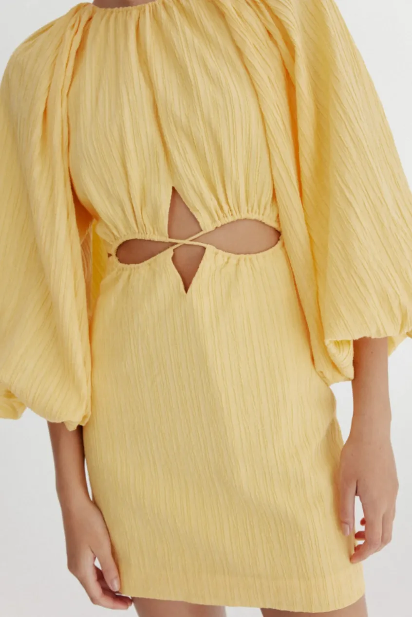 SIGNIFICANT OTHER Arwyn Mini Dress - Sunflower