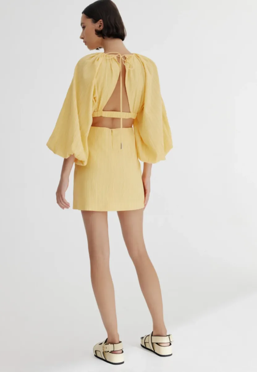 SIGNIFICANT OTHER Arwyn Mini Dress - Sunflower