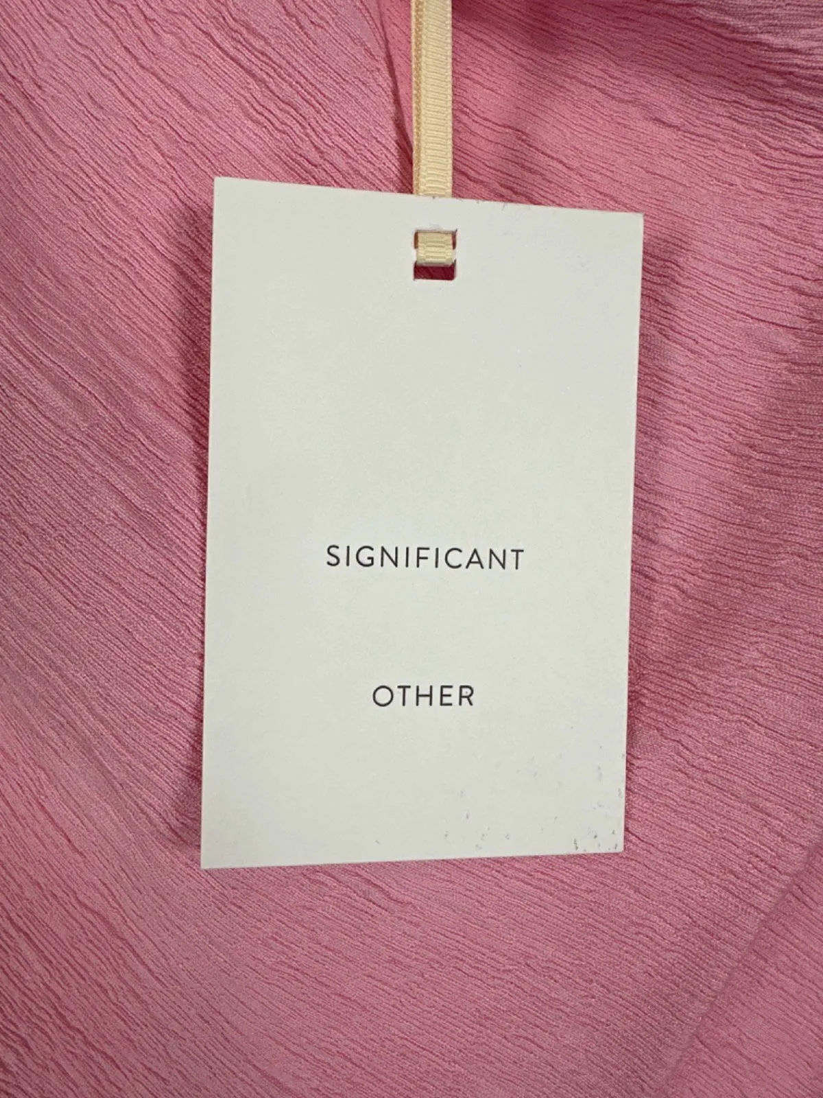 Significant Other Wafer Pink Eryn Maxi Dress UK 14