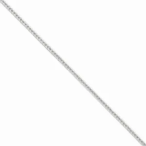 Silver D.C 2.50-mm Solid Round Franco Chain