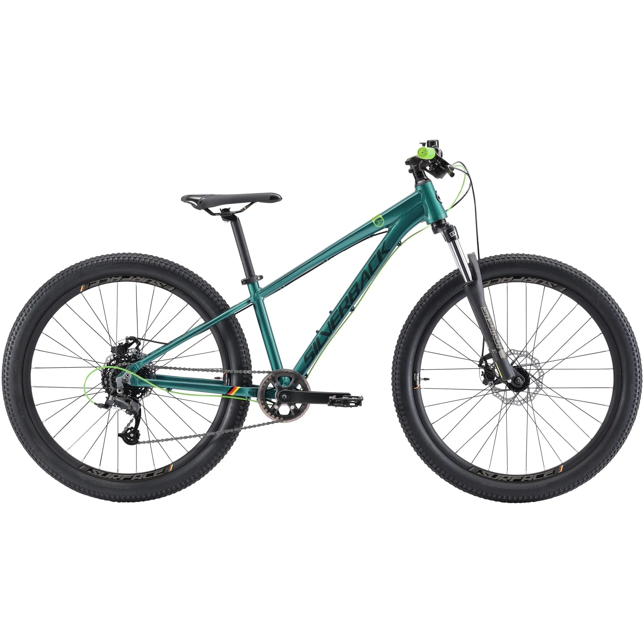 Silverback Spyke 26" Kids Mountain Bike Sea Green/Lime Green