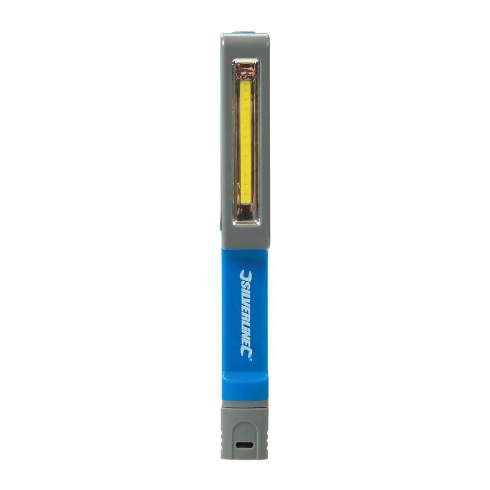 Silverline Cob Led Penlight Pocket Torch 150 Lumen Inspection Light 3Yr Warranty