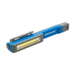 Silverline Cob Led Penlight Pocket Torch 150 Lumen Inspection Light 3Yr Warranty