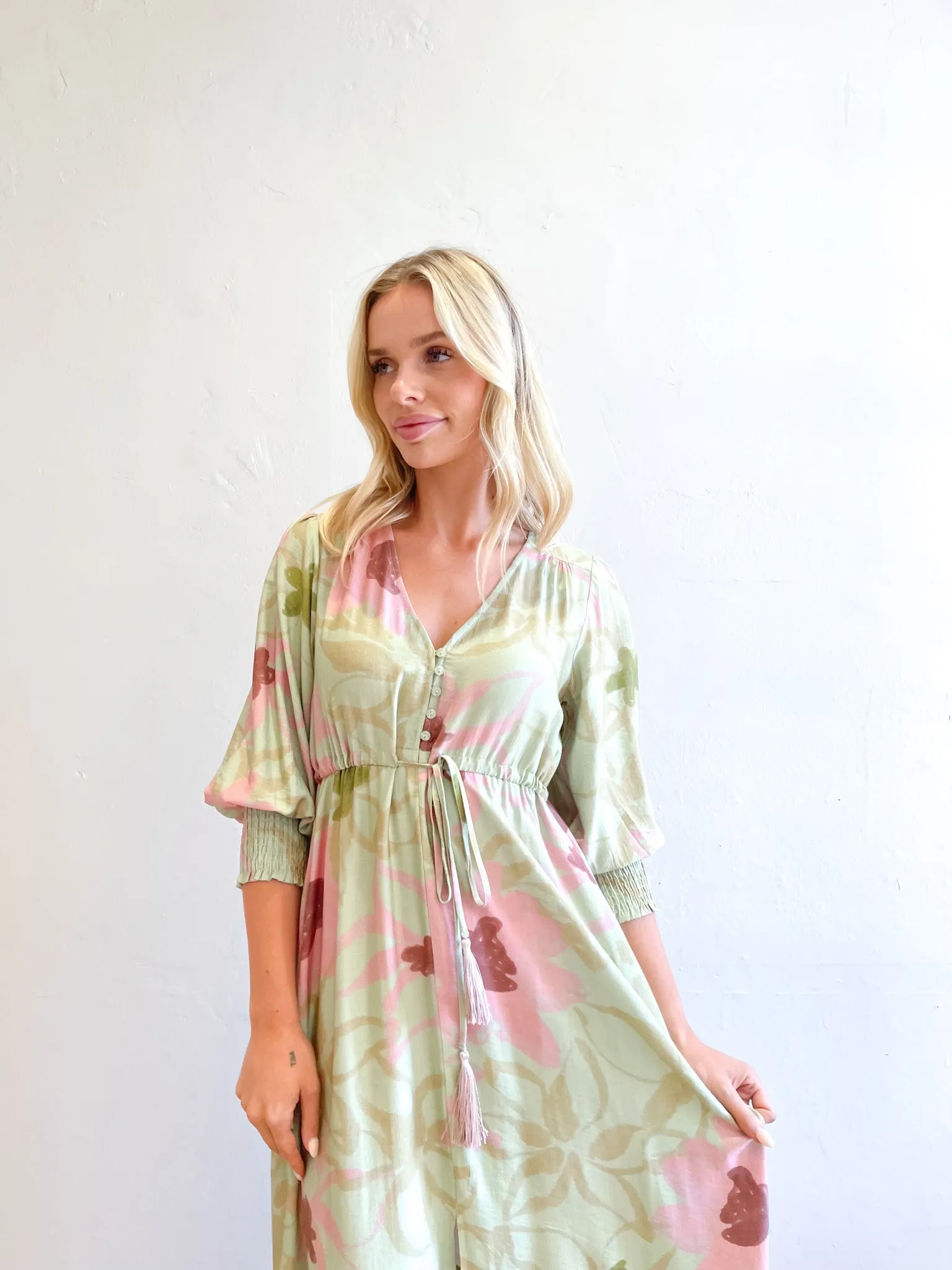SIS Bold flower maxi