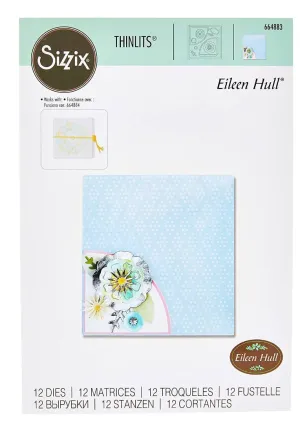 Sizzix Folio Page, Pocket & Flowers Thinlits Dies {W43}