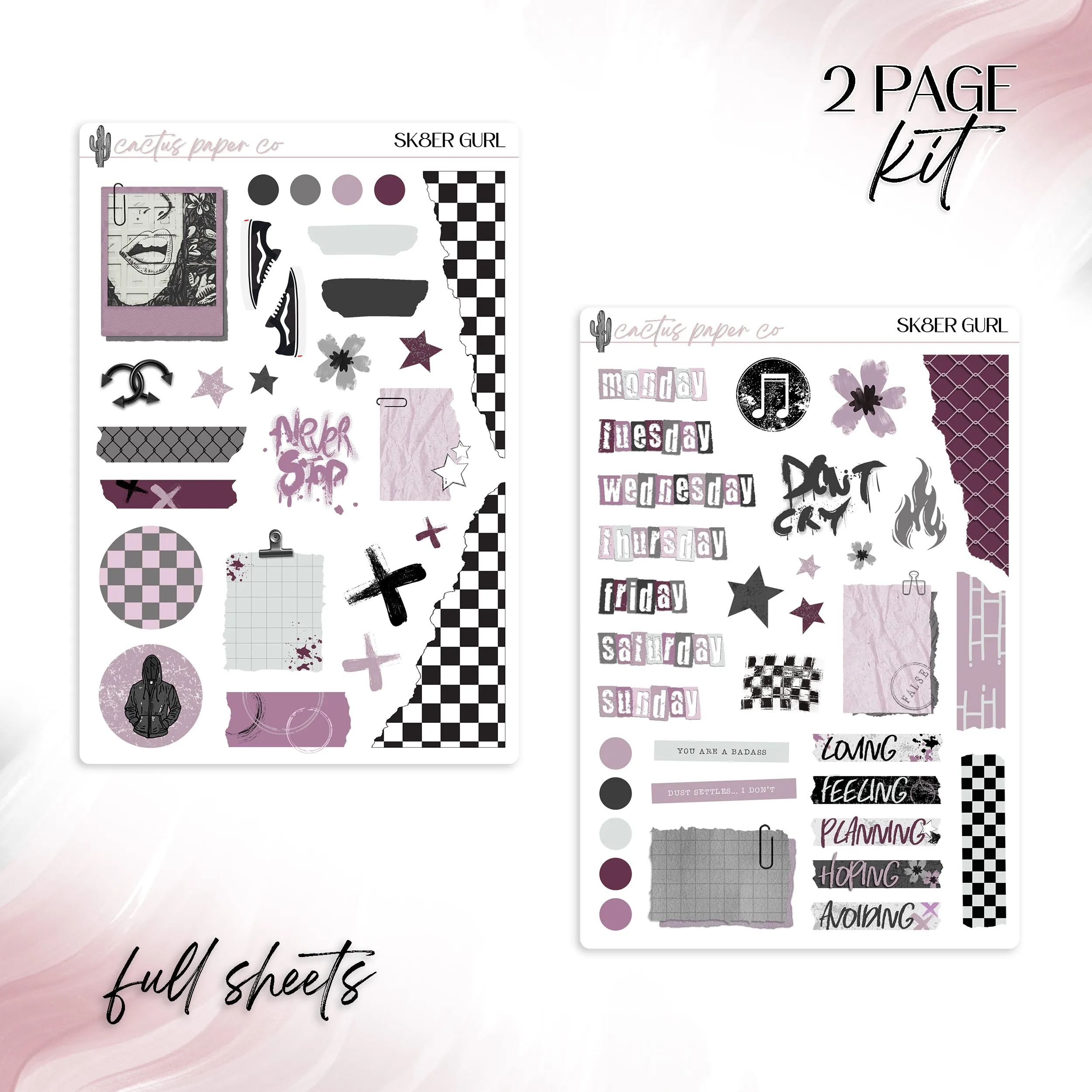 SK8ER GURL WEEKLY JOURNALING KIT
