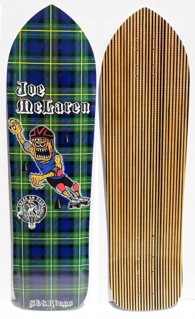 SK8Kings Ultimate Carbon Fiber Joe McLaren pro slalom deck - 32 x 8 5/8