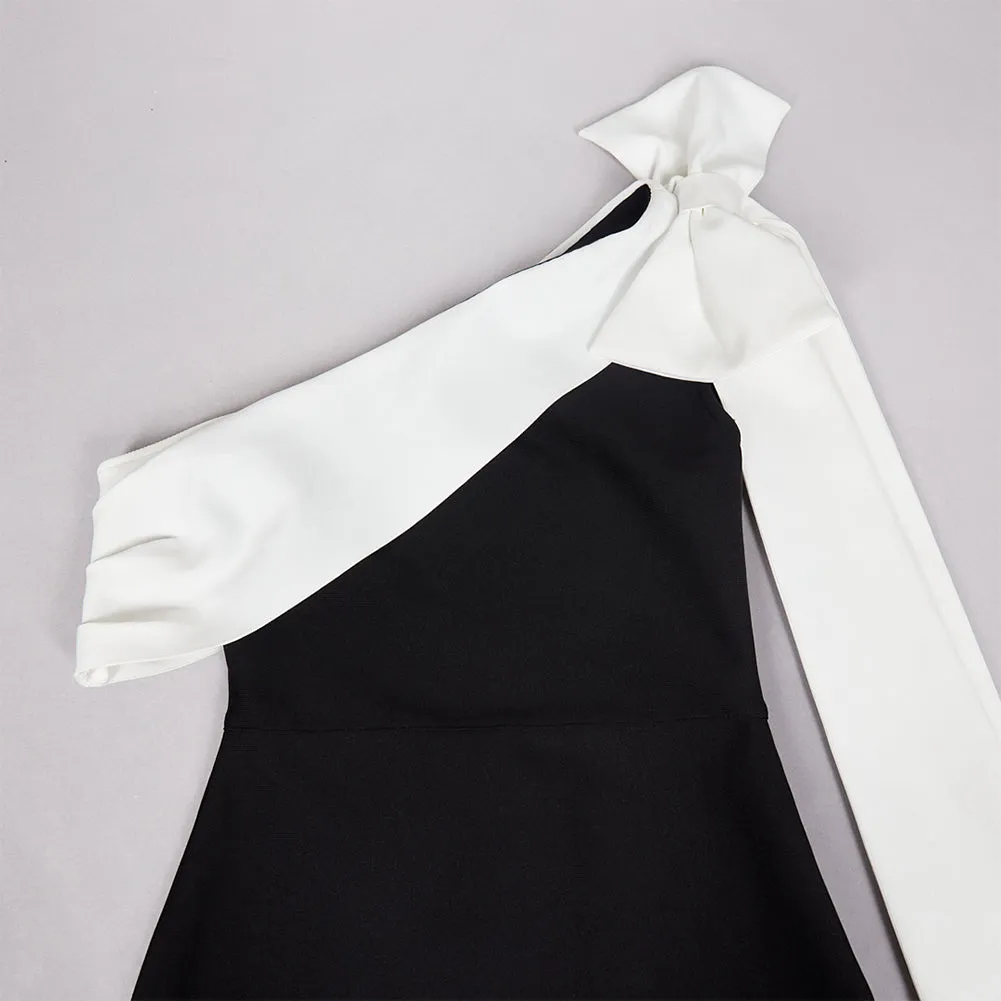 Sleeveless Bowknot Midi Bandage Dress PZM122
