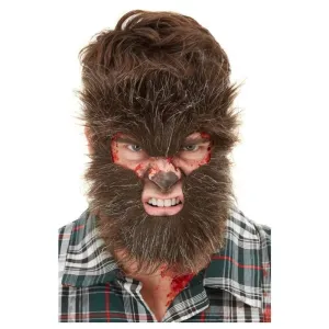 Smiffys Make-Up FX, Werewolf Face Fur