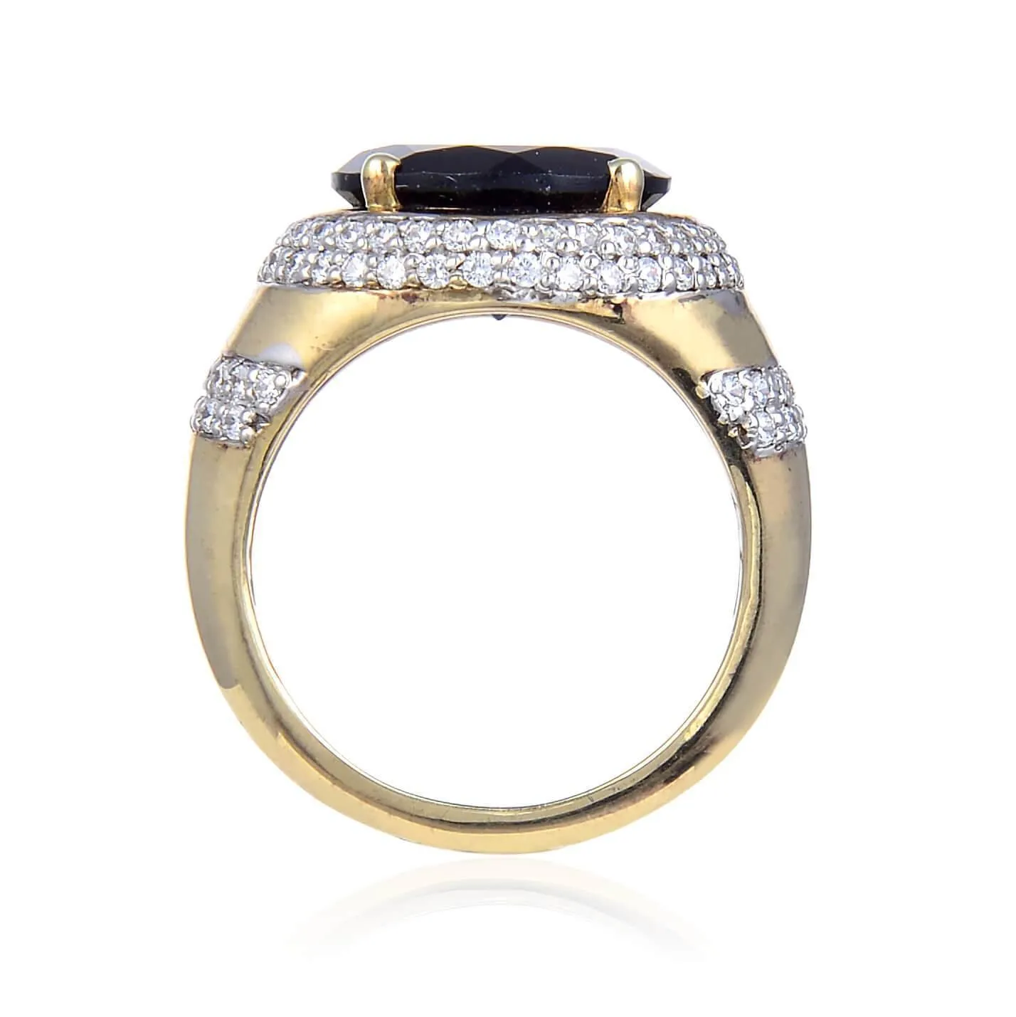 Smokey Quartz Statement Ring